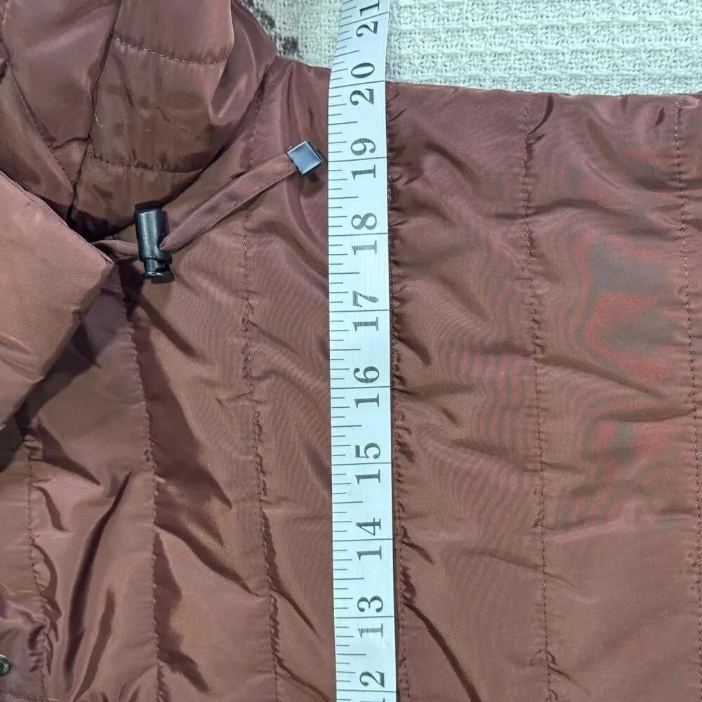 FRENCH CONNECTION Quilted Barn Jacket - Barn Red Size 4 US NWT - Picture 5 of 11